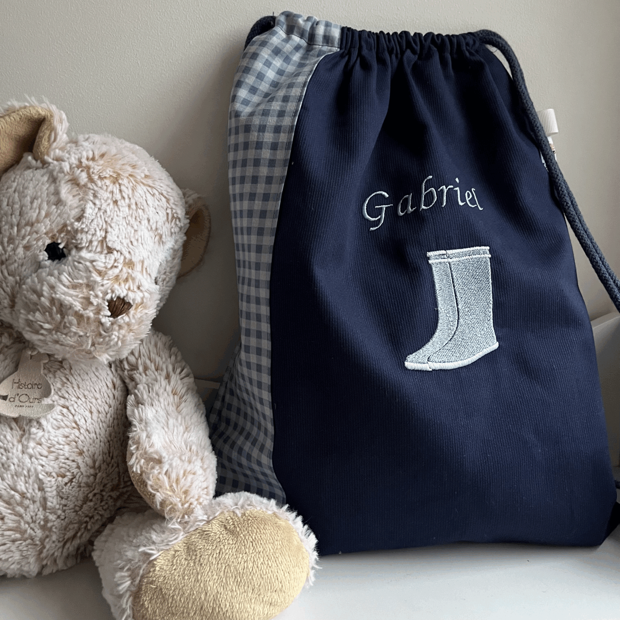 Le sac à dos classique bande verticale